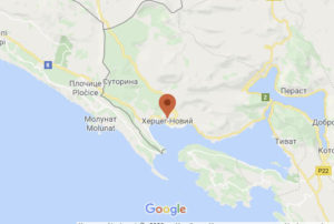 Херцег-Новий - карта