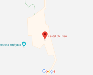 Розташування Фортеці святого Івана на карті