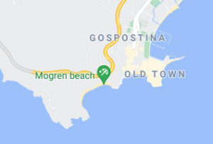 Розташування Пляжу Могрен на карті