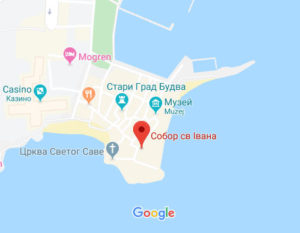 Розташування Церкви святого Іоанна на карті