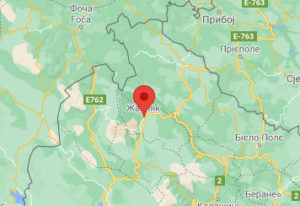 Розташування Гірськолижного курорту Жабляк на карті