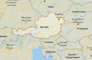 Австрія - карта