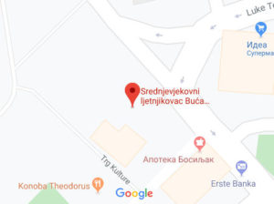 Розташування Палацу Буча на карті