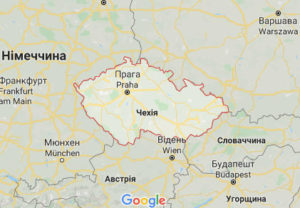 Чехія - карта