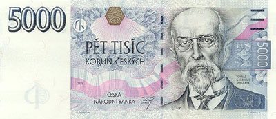Чеська крона - 5000 Крон