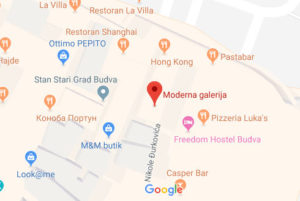 Розташування Галереї сучасного мистецтва на карті