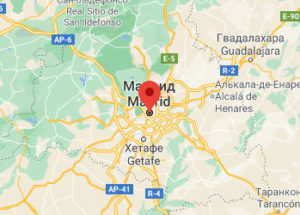 Мадрид - Іспанія - карта