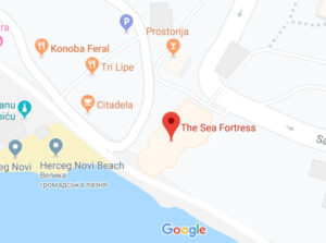 Розташування Морської фортеці на карті