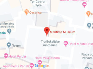 Розташування Морського музею на карті