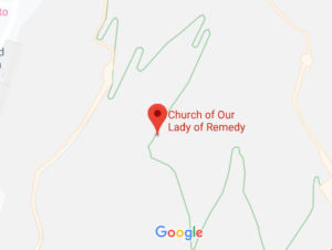 Розташування Каплиці Спасіння Богородиці на карті