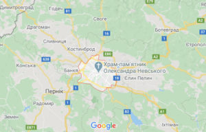 Софія - Болгарія - карта