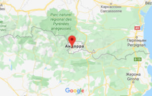 Андорра - карта