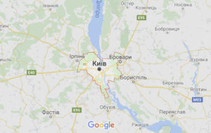 Київ - Україна - карта