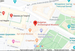 Розташування Археологічного музею на карті