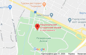 Розташування Національного історичного музею Болгарії на карті