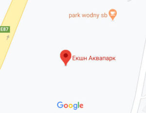 Розташування Аквапарку Action на карті