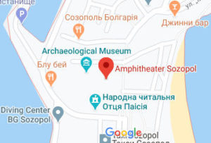 Розташування Амфітеатру Аполлонія на карті