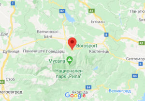 Боровець - Болгарія - карта