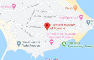 Розташування Історичного Музею Поморія на карті