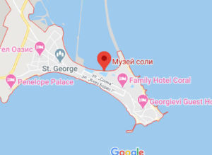 Розташування Музею Солі на карті