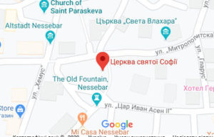 Розташування Церкваи Святої Софії на карті