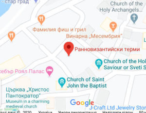 Розташування Візантійських Терм на карті