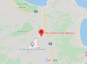 Розташування Замку «Закоханий в вітер» на карті