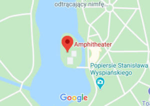 Розташування Амфітеатру Королівського парку на карті