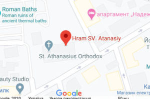 Розташування Церкви Святого Атанасія на карті