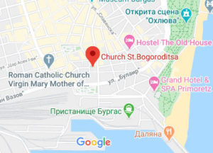 Розташування Церкви Пресвятої Богородиці  на карті