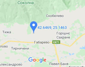 Розташування Долини троянд на карті