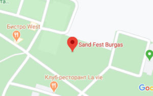 Розташування Фестивалю піщаної скульптури на карті