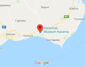 Каварна - Болгарія - карта