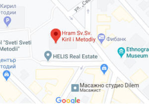 Розташування Собору святих Кирила і Мефодія на карті