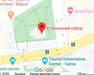 Розташування Собору Успіння Пресвятої Богородиці на карті