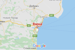 Варна - Болгарія - карта