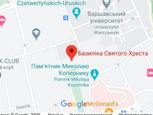 Розташування Базиліки Святого Хреста на карті