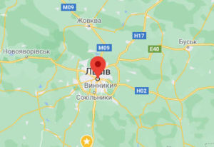 Львів - Україна - карта