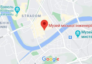 Розташування Музею міської інженерії на карті