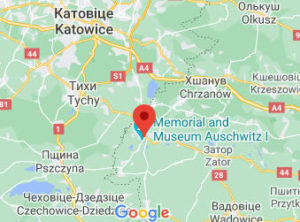 Освенцим - Польща - карта