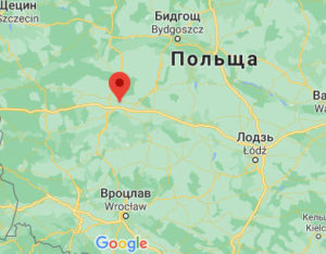 Познань - Польща - карта