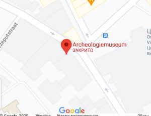 Розташування Археологічного музею на карті