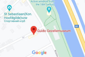 Розташування Музею Гвідо Гезелле на карті