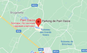 Розташування Pairi Daiza на карті