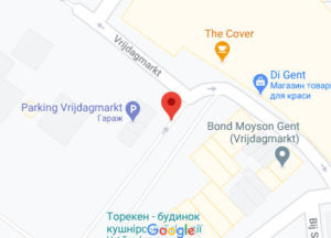 Розташування Площі Врійдагмаркт на карті