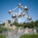 Атоміум в Брюсселі - Брюссель - Бельгія