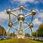 Атоміум в Брюсселі - Брюссель - Бельгія