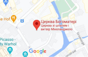 Розташування Церкви Богоматері на карті
