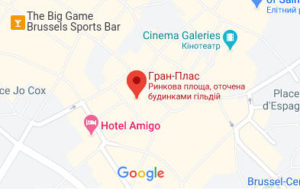 Розташування Площі Гран-Плас на карті