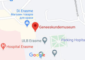 Розташування Музею медицини на карті